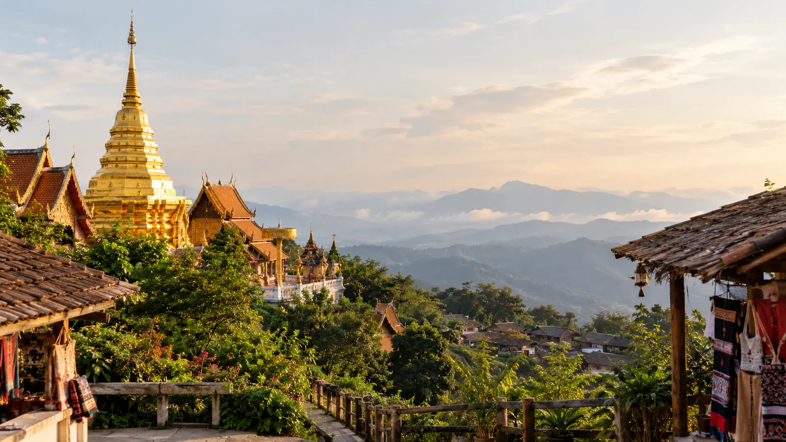 Wat Phra That Doi Suthep and Hmong Village tours