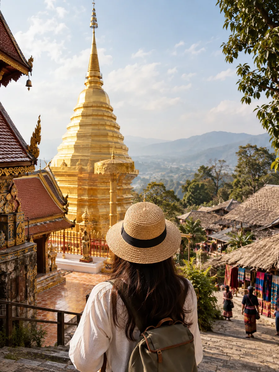 View at Wat Phra That Doi Suthep and Hmong Village tours